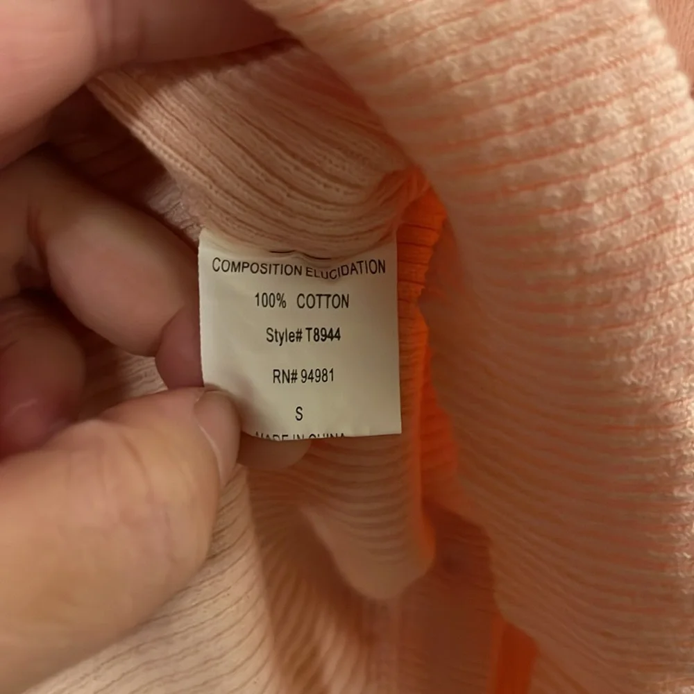 Forever 21 Pink Short Sleeve Flower Button Cardigan S - Picture 8 of 9